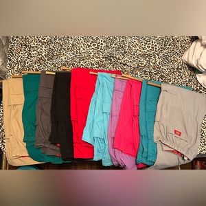 All are Dickies 86206P 
All size medium petite 
$10 each